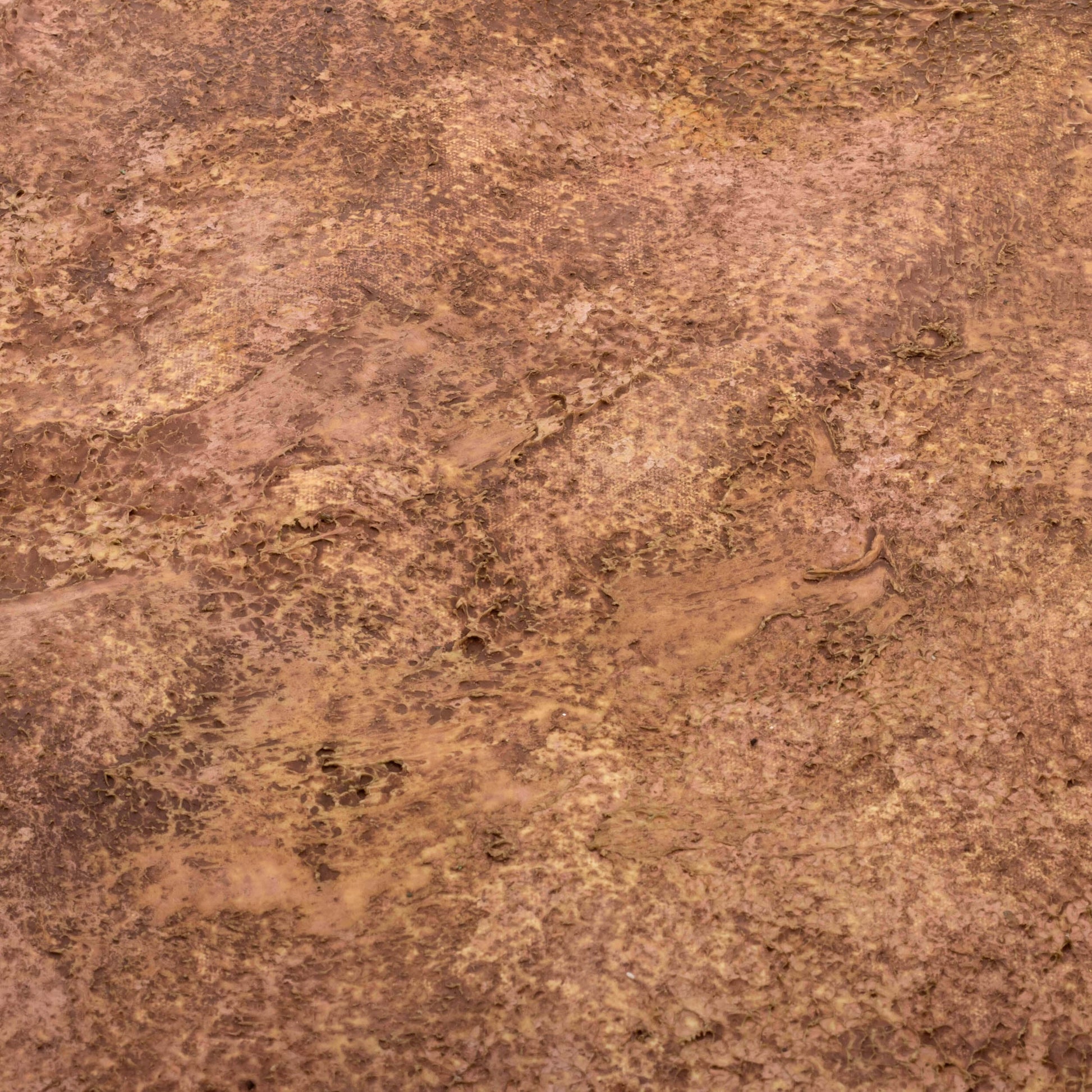 (HP-NS) 2 x 3m Impasto Textured Hand Painted Background (Golden-Brown/Yellow)