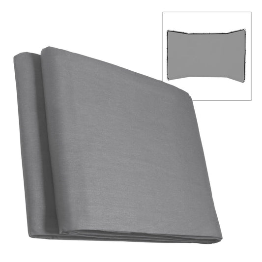 4x2.4m Wrinkle-Resistant Polyester Photography Backdrop (Grey)