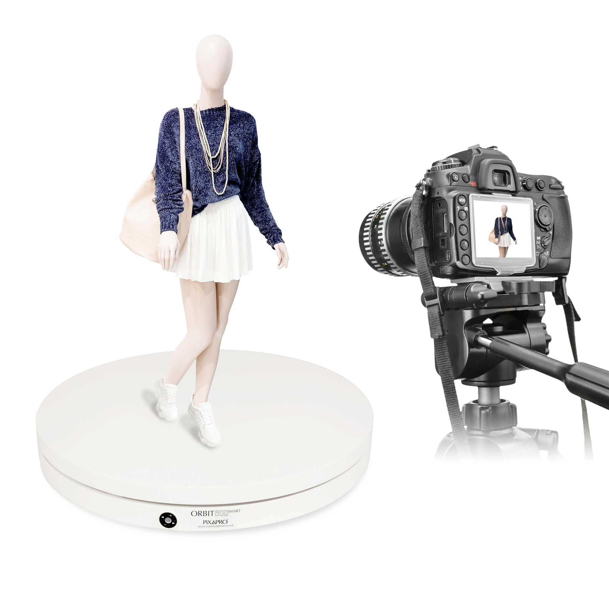 PixaPro ORBIT600 Smart Motorized Photography Turntable 