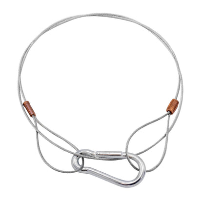 80cm Long 1.5mm Steel Cable Locking Wire Rope (Max. 10kg)
