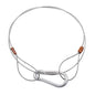 80cm Long 1.5mm Steel Cable Locking Wire Rope (Max. 10kg)
