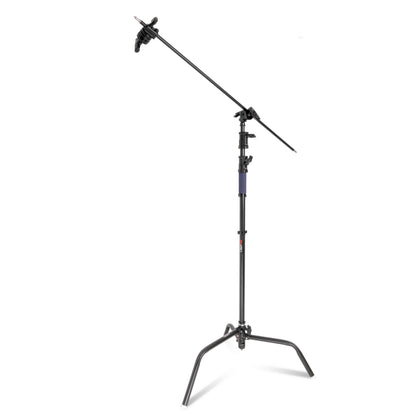 50" Black Black Turtle-Based C-stand with Grip & Arm Kit - PixaPro