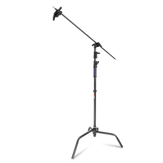 50" Black Black Turtle-Based C-stand with Grip & Arm Kit - PixaPro