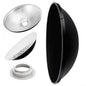 27.5" Photography Beauty Dish Reflector Silver & Grid For Broncolor (Big)