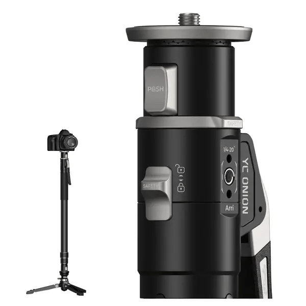 Pineta Pro Carbon Fiber Video Monopod Kit with FH60S Fluid Head & Pedal Base