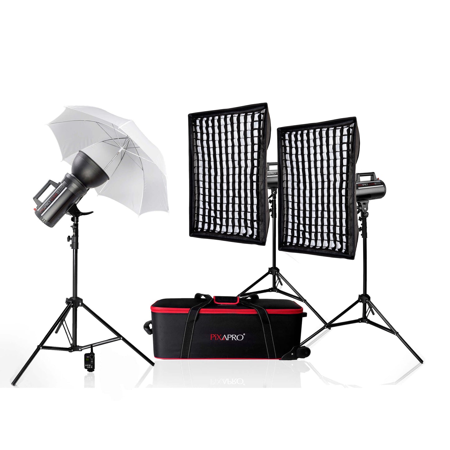 LUMI 200 II 600Ws Three Head Kit with Trigger (200/200/200)