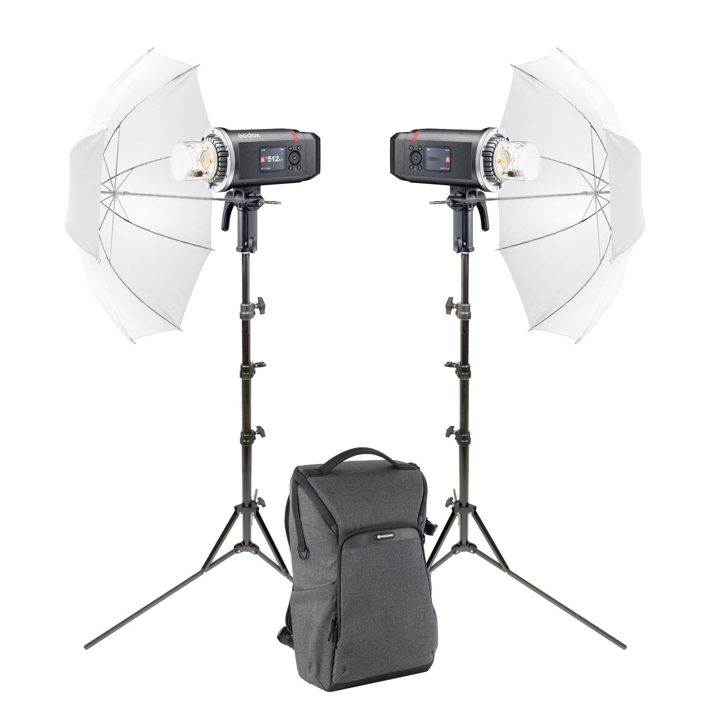 Godox AD600BMII Portable Studio Lighting Twin Flash Photography Kit