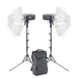 Godox AD600BMII Portable Studio Lighting Twin Flash Photography Kit