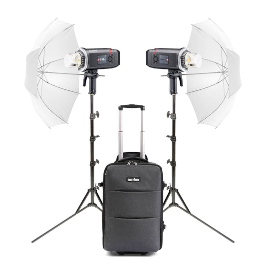 Godox AD600BMII Portable Studio Lighting Twin Flash Photography Kit