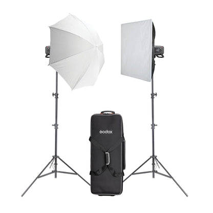 Godox AD600PRO II Portable Battery Powered Flash Strobe Twin Light Kit