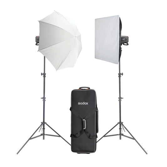 Godox AD600PRO II Portable Battery Powered Flash Strobe Twin Light Kit