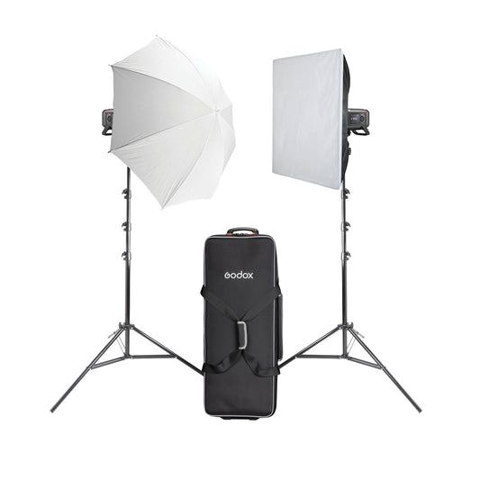 Godox AD600PRO II Portable Battery-Powered Flash Strobe Twin Light Kit