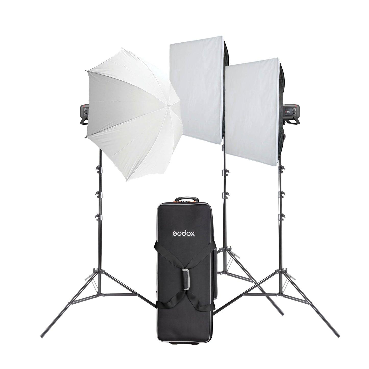 Godox AD600PRO II Battery-Operated LED Strobe Three-Head Light Kit