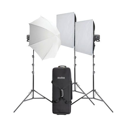 Godox AD600PRO II Battery-Operated LED Strobe Three-Head Light Kit