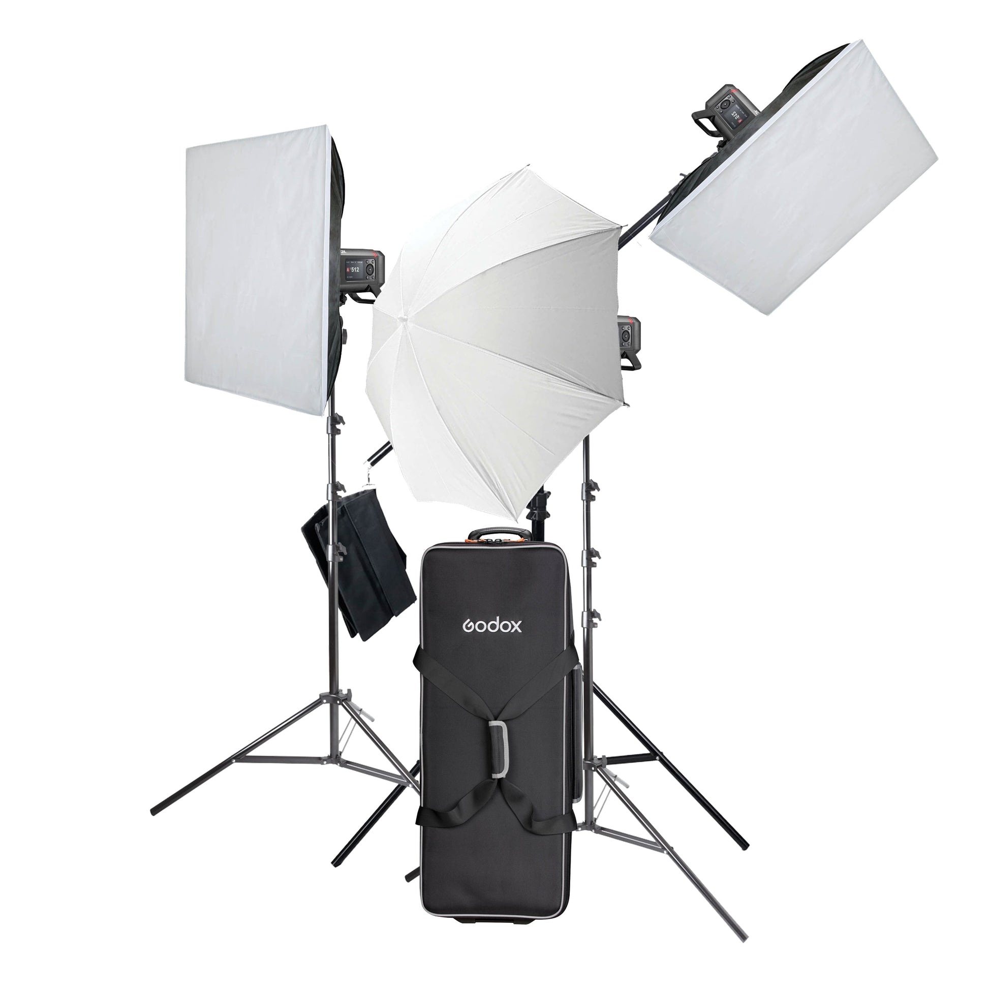 AD600PRO II High-Power LED Strobe Light Three-Head Boom Kit 