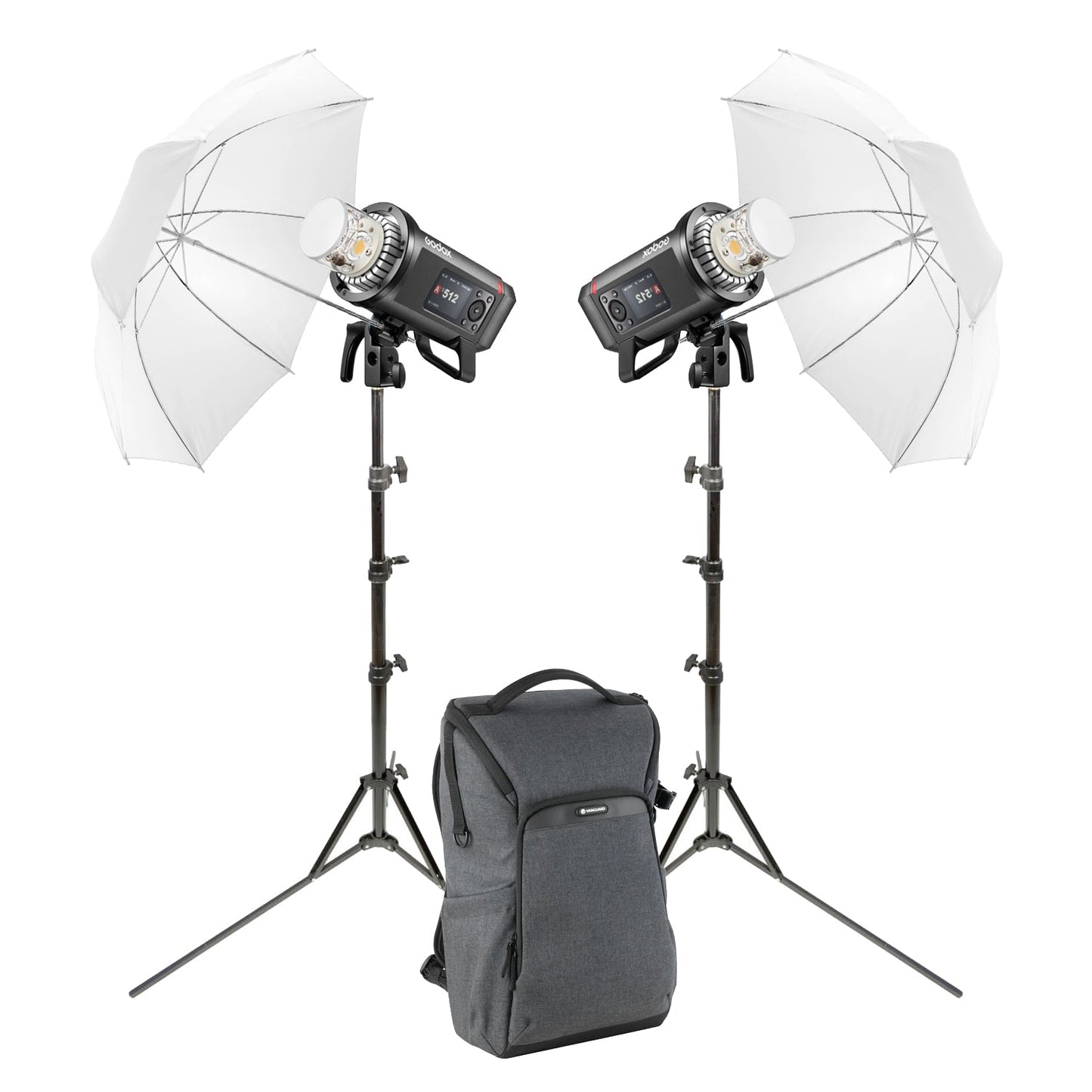 Godox AD600Pro II Twin Umbrella Portable On-Location Lighting Flash Kit