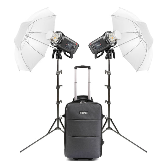 Godox AD600Pro II Twin Umbrella Portable On-Location Lighting Flash Kit