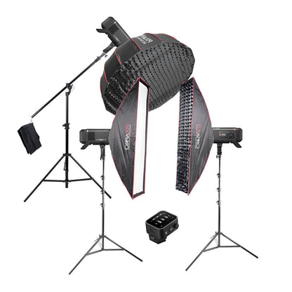 Godox AD400ProII Complete Portable Battery Fashion Photography Studio Lighting Kit