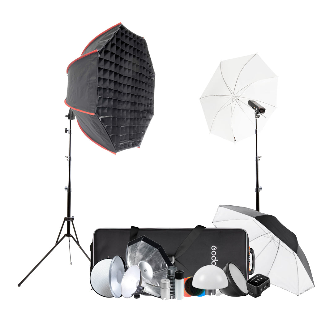 AD200PROII Complete Student Studio Flash Lighting Kit