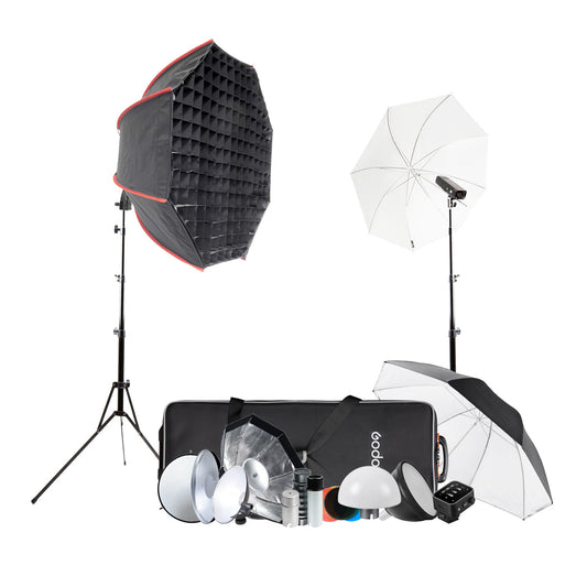 AD200PROII Complete Student Studio Flash Lighting Kit