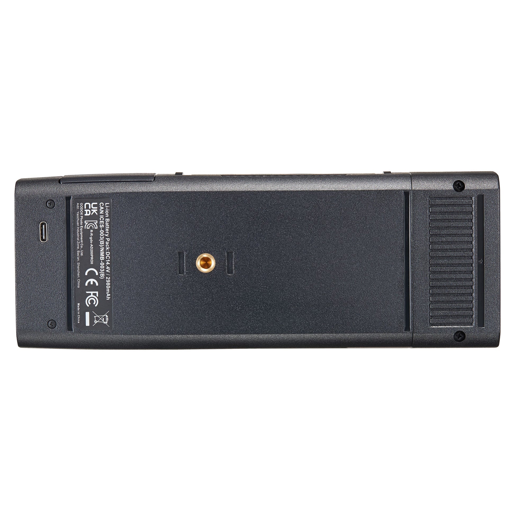 AD200Pro II 200Ws Portable Battery Powered Pocket Flash Bottom View