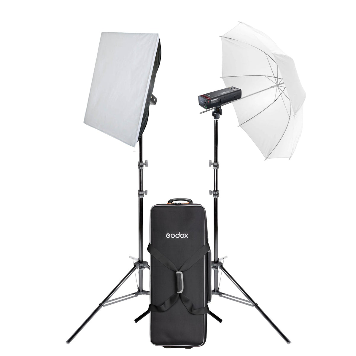 Godox AD200PROII Compact Portable 200Ws Battery Flash Twin Lighting Kit