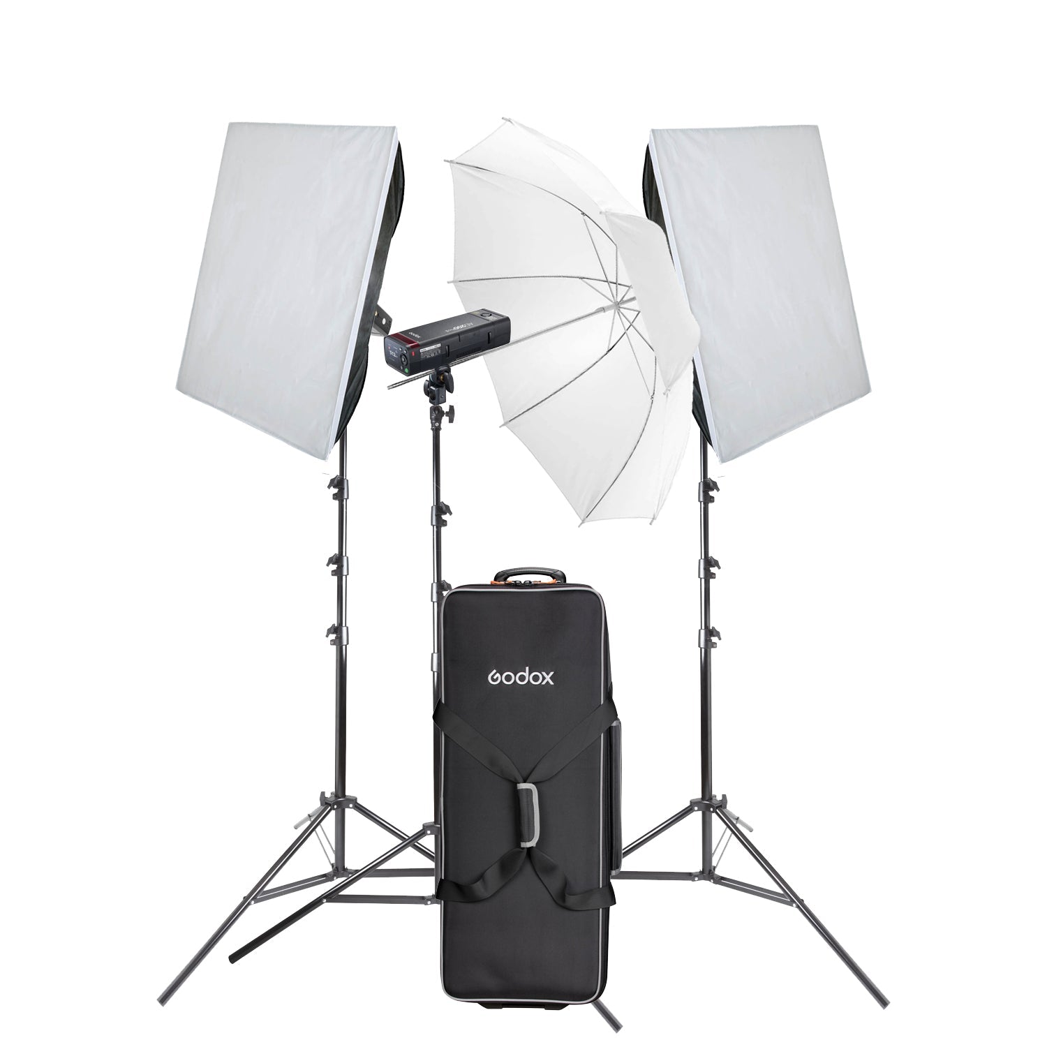 Godox AD200PROII Compact Portable 200Ws Battery Flash Three Lighting Kit