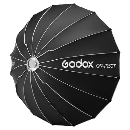 Godox QR-P150T Quick Release Parabolic Softbox (Bowens S-Type Fitting) Rear View with Speedring
