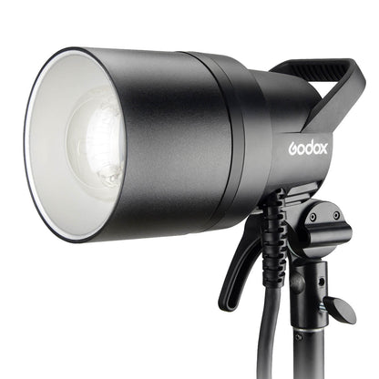 Godox AD1200Pro 1200Ws Portable Battery Power Flash Head and Pack Side View of Head