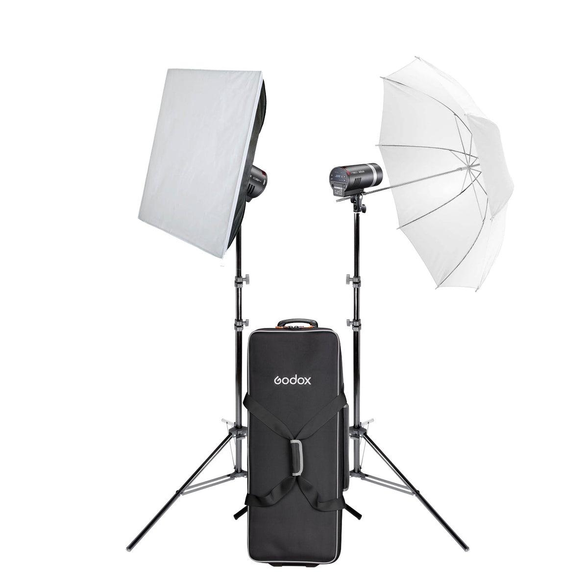 Godox AD300PROII Compact 300Ws Portable Professional Lighting Twin Flash Strobe Kit