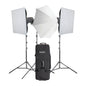 Godox AD800PRO Portable Battery Powered Flash Three Head Light Kit