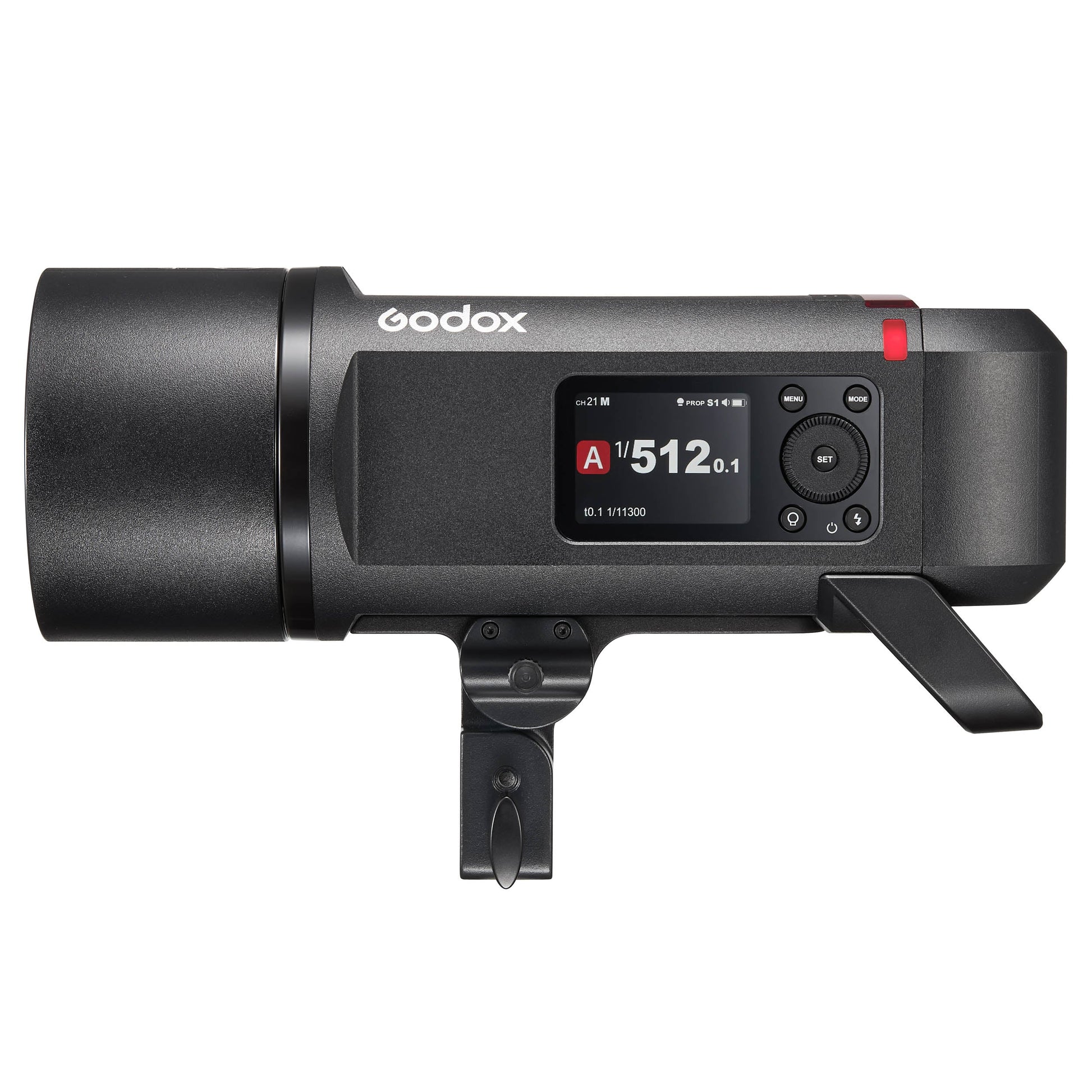 Godox AD800Pro All-in-One 800Ws Professional Outdoor Battery Flash Side View of Controls