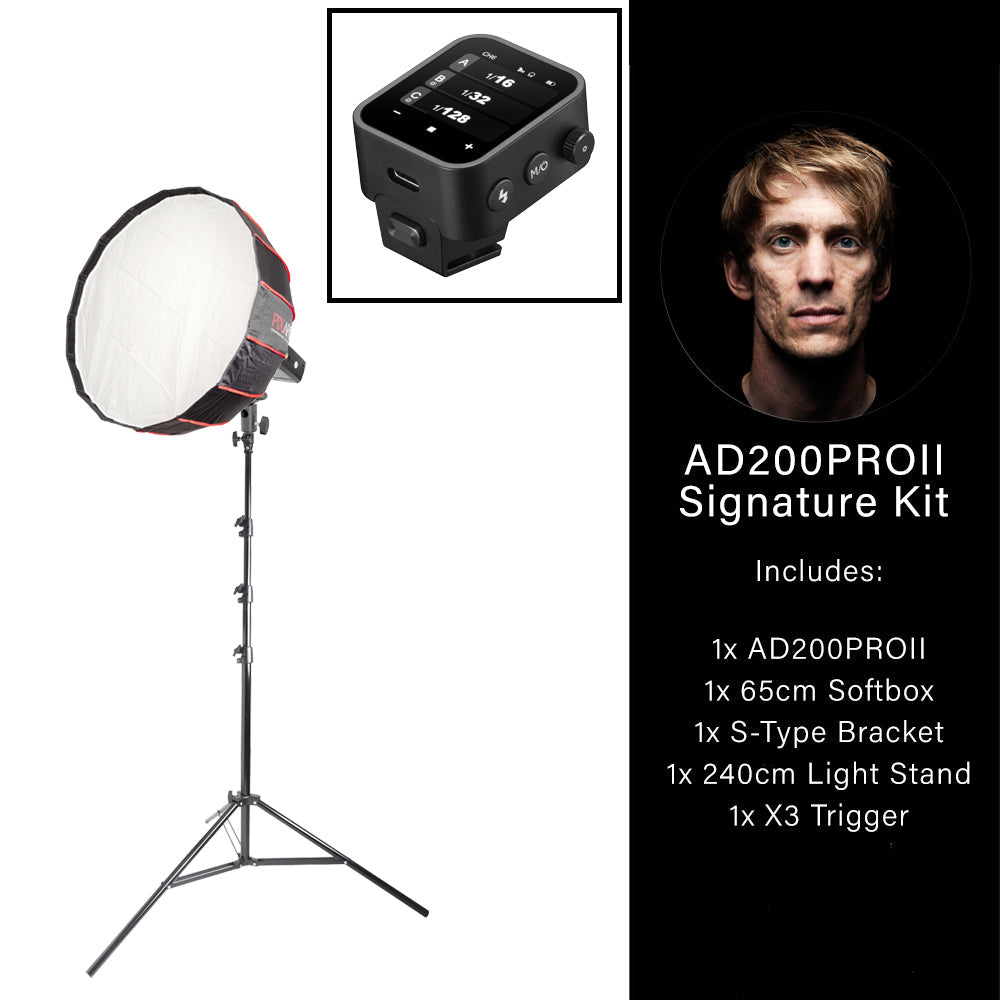 AD200PROII Single Head Portrait Photography Kit by Sean Tucker