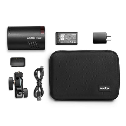 In the Box AD100PRO 100Ws Battery Powered Pocket Flash -Bowen S fit