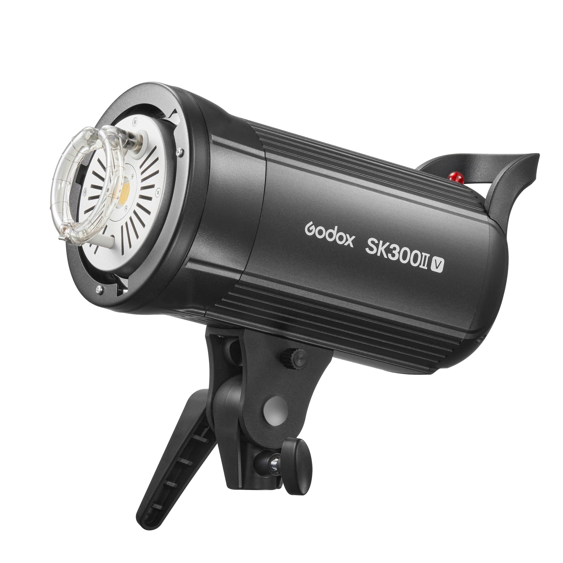 SK300II-V Triple Battery-Powered LED Studio Flashlights Setup