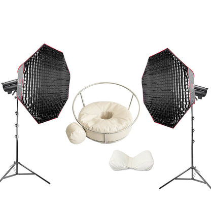 Godox DP400III-V Newborn Photography Flash Studio Kit – Complete Posing & Lighting Bundle