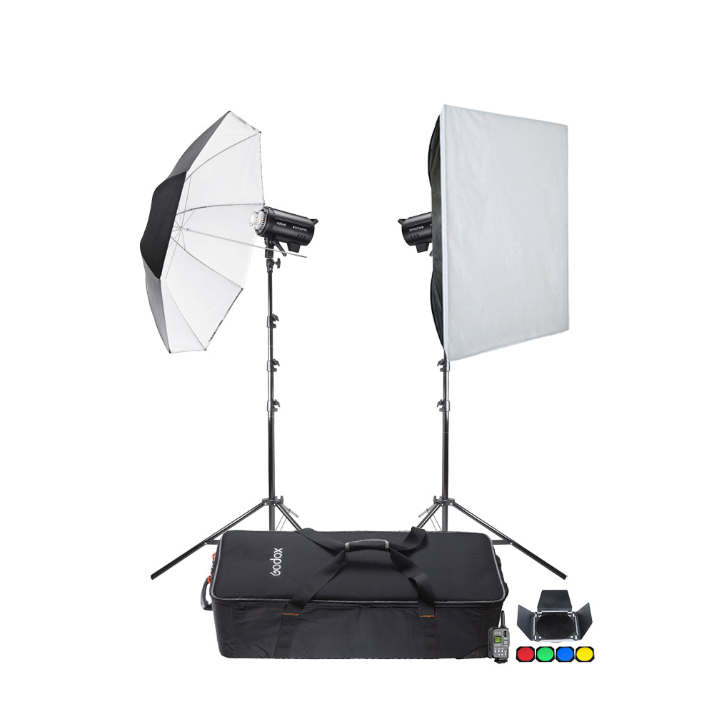 Godox DP600III-V Dual Photo Studio Strobe Flash Lighting Kit 