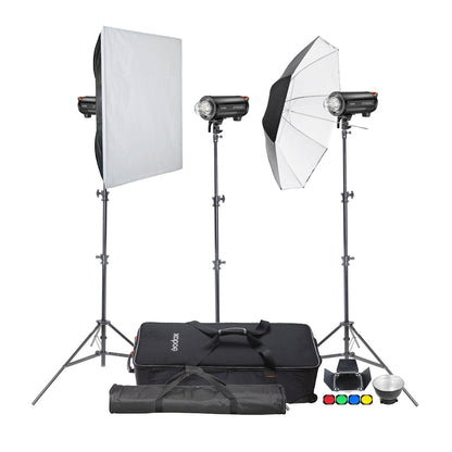 QT1200IIIM Trio of Studio Flash Kit