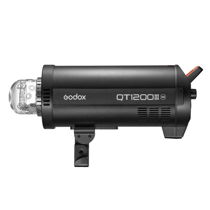 Godox QT1200III Super-Fast Flash Head with LED Modelling Lamp (QT1200 IIIM) Side View