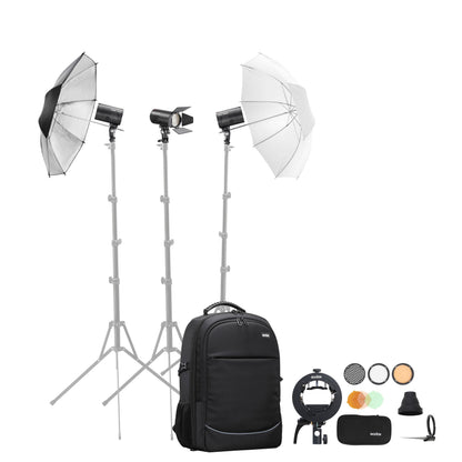 AD100PROII Pocket Flash Three Head Portable Lighting Kit