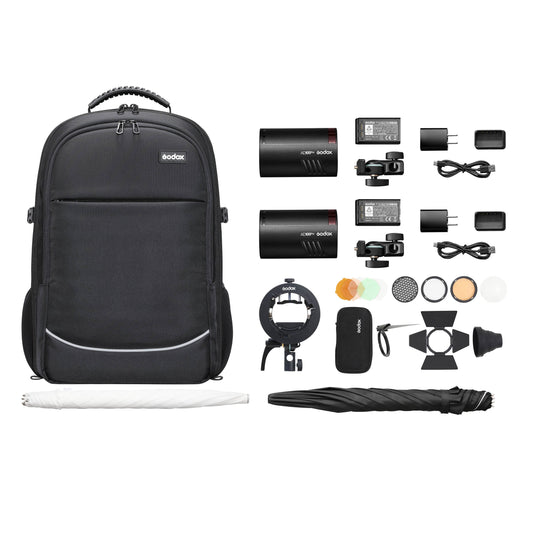 Godox AD100PRO Dual Flash Strobe Portable Backpack Kit