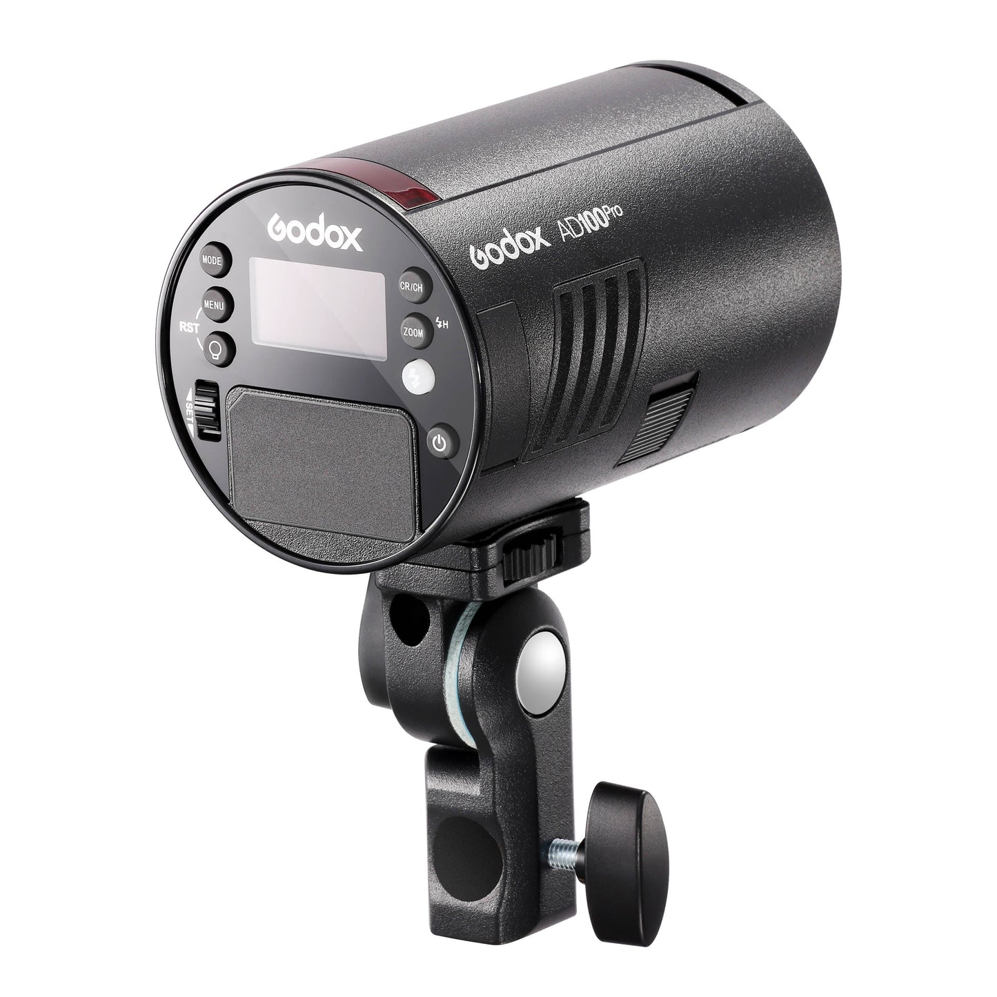 Godox AD100Pro 100Ws Off-Camera Small LED Flash Light Rear View with Controls