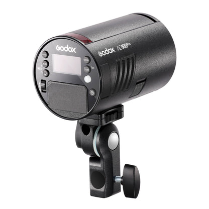 Godox AD100Pro 100Ws Off-Camera Small LED Flash Light Rear View with Controls