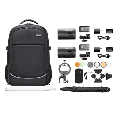 AD100PROII Dual Flash Strobe Portable Backpack Kit