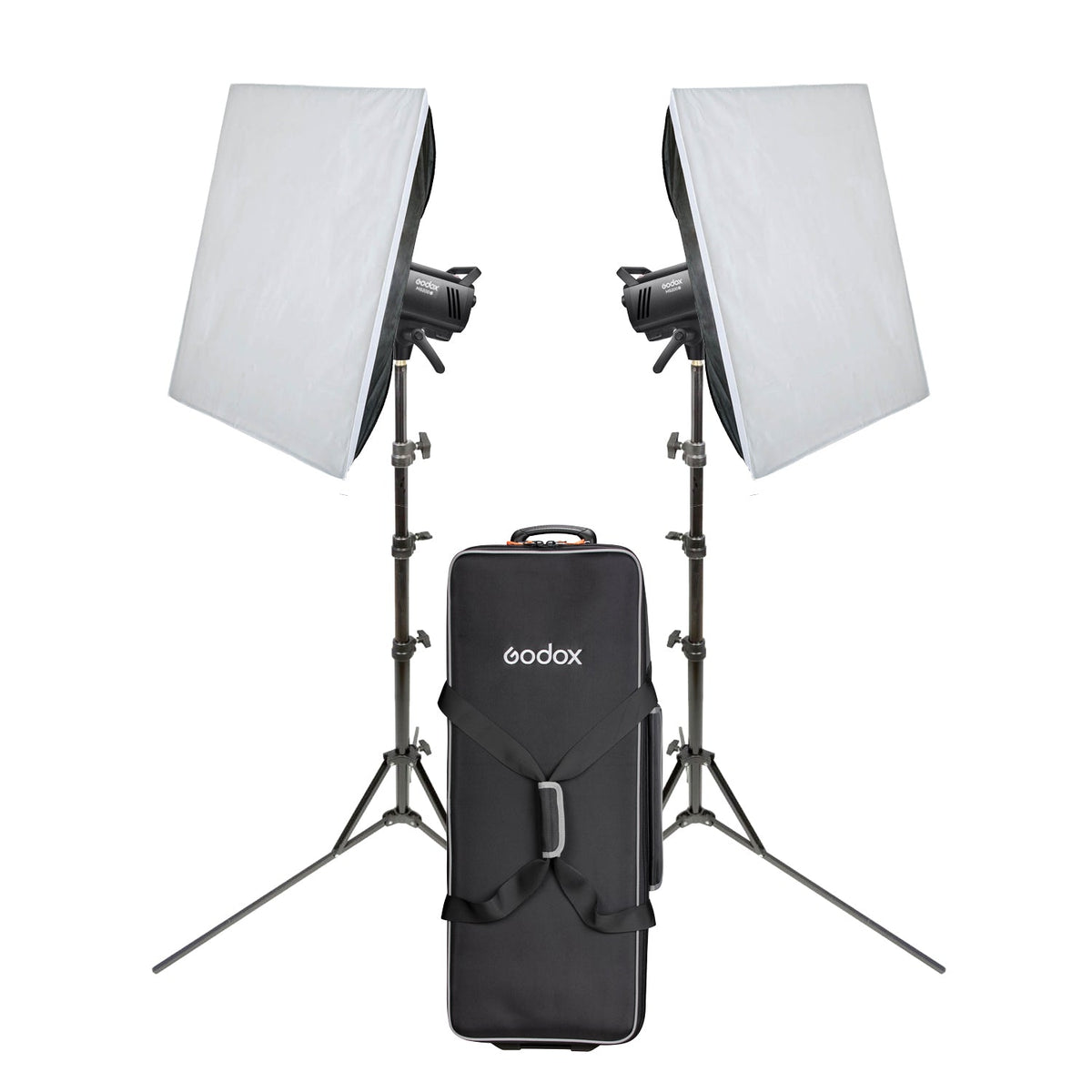 Godox MS200V Twin Softbox Studio Photography Lighting Kit