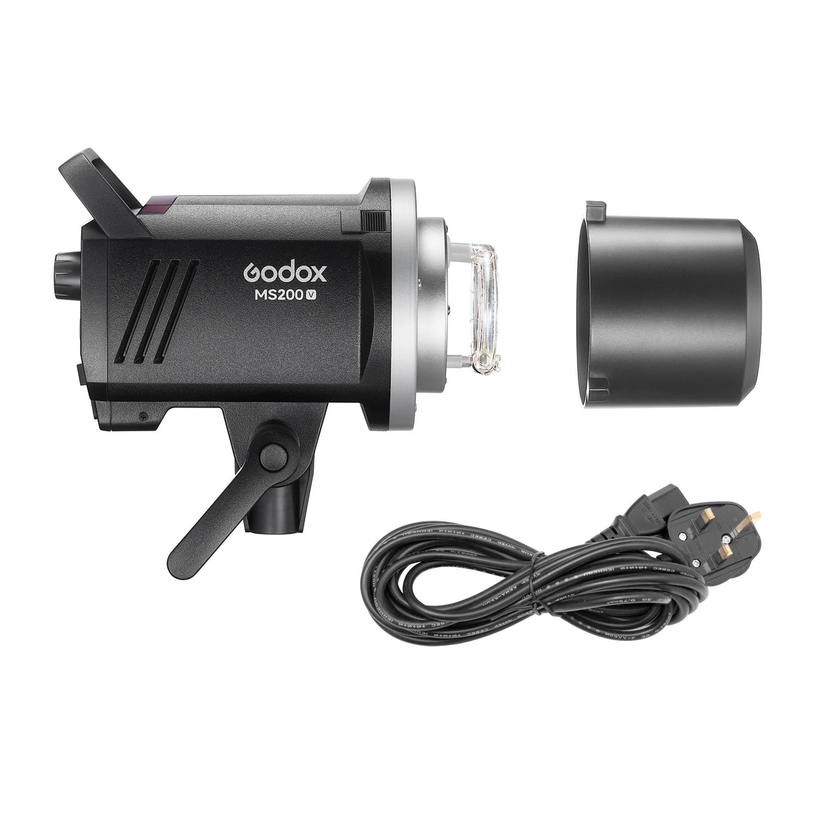 MS200V Super-Compact Studio Strobe Flash With LED Modelling Lamp