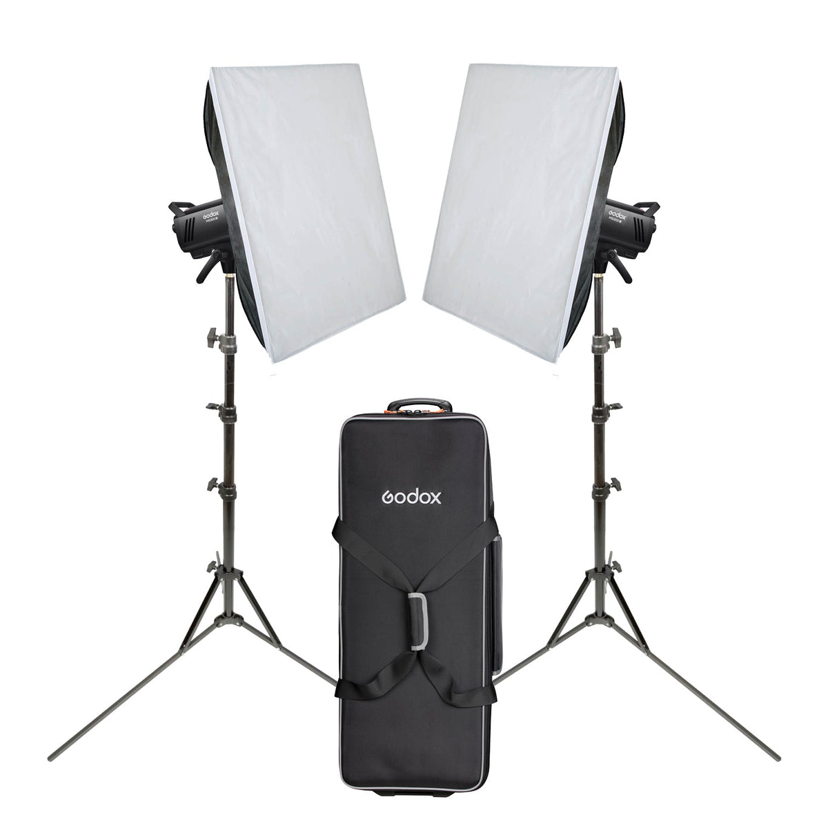 Godox MS300V Twin Softbox Studio Photography Lighting Kit