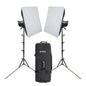 Godox MS300V Twin Softbox Studio Photography Lighting Kit