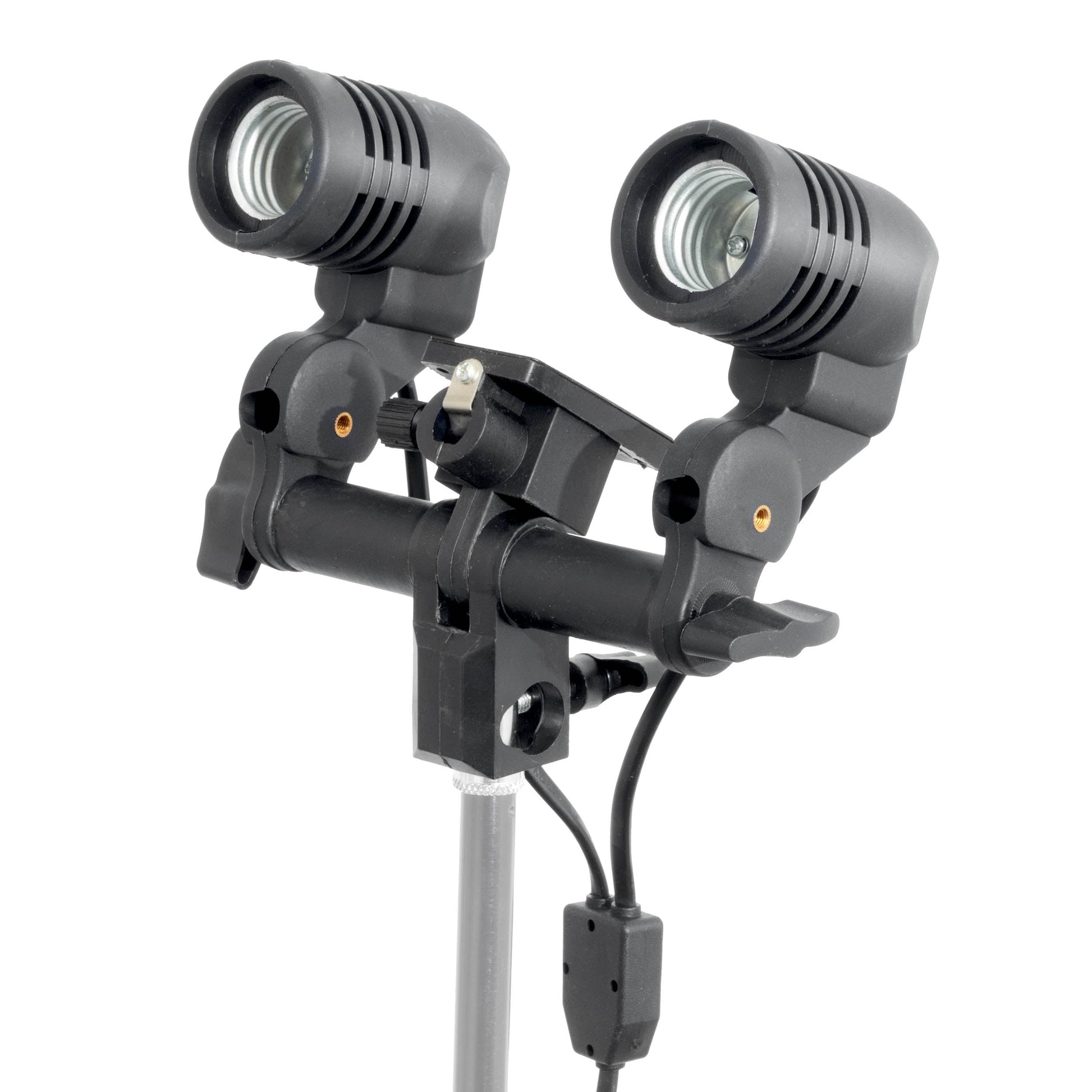 PiXAPRO DUOLiTE Twin E27 CFL Light Fixture with Umbrella slot