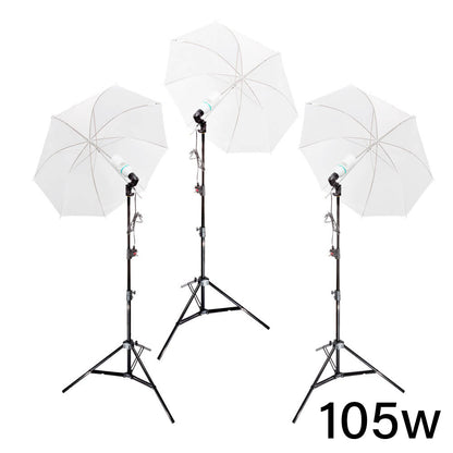 UNILiTE E27 Photography Studio Continuous Lighting Triple Kit 